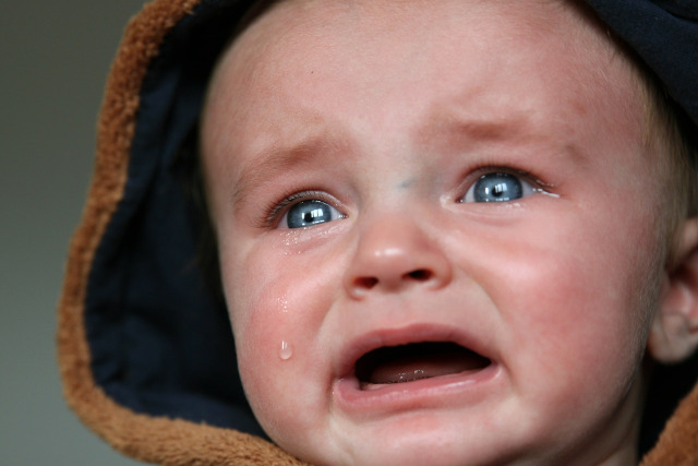 Baby crying (from Pixabay)