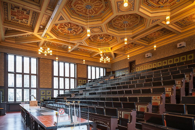 empty lecture hall