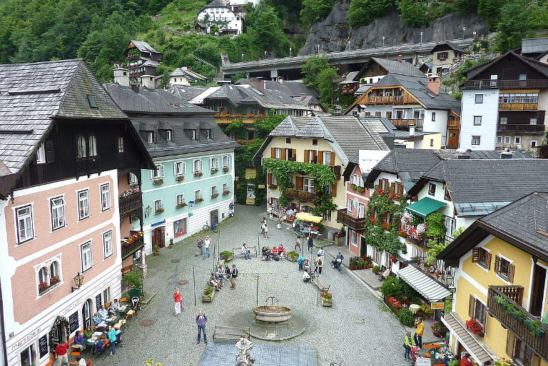 Hallstatt Austria public space