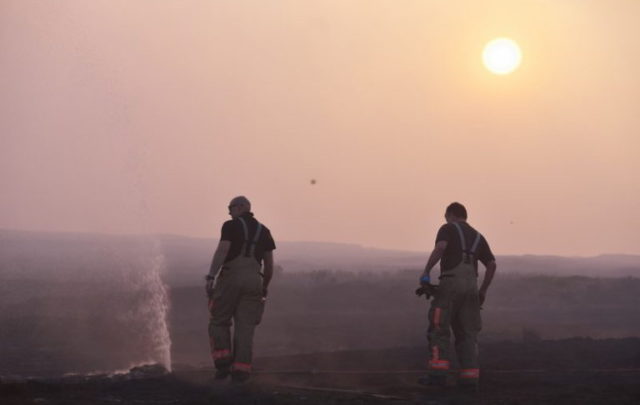 Manchester wildfire