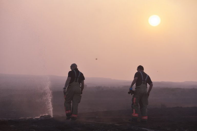 Manchester wildfire