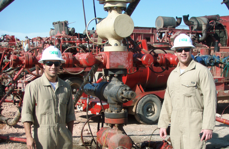 fracking rig workers