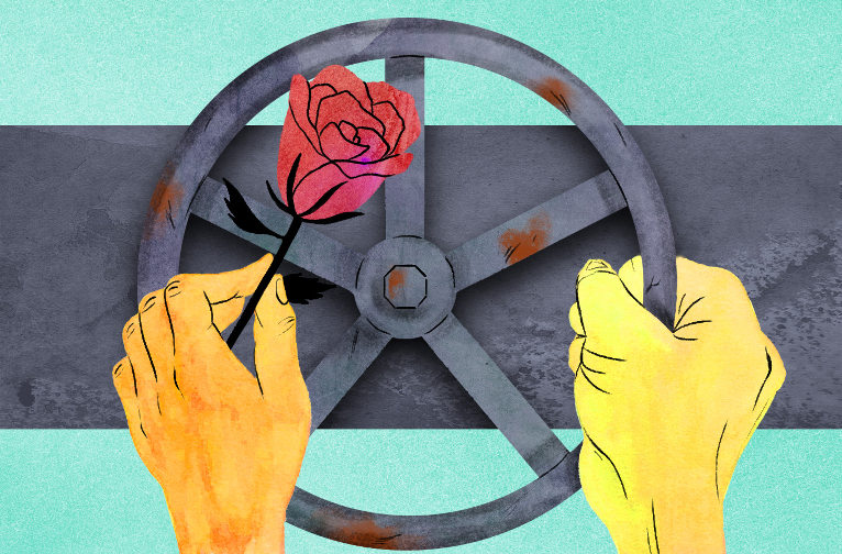 Activist art piece