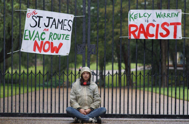 Lockdown protestor