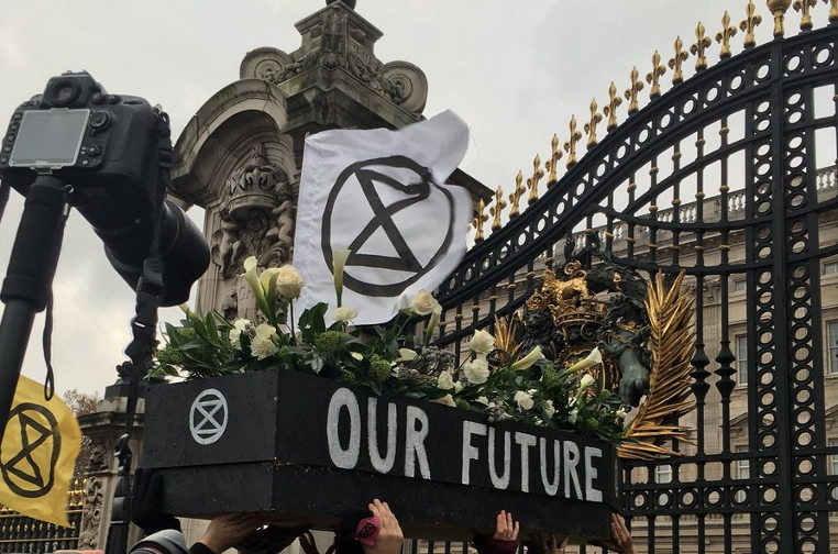 XR protest