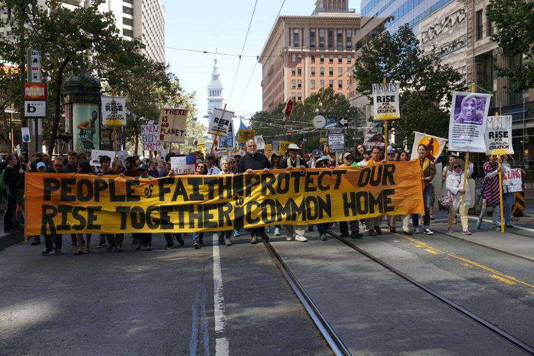 People of faith march for climate change