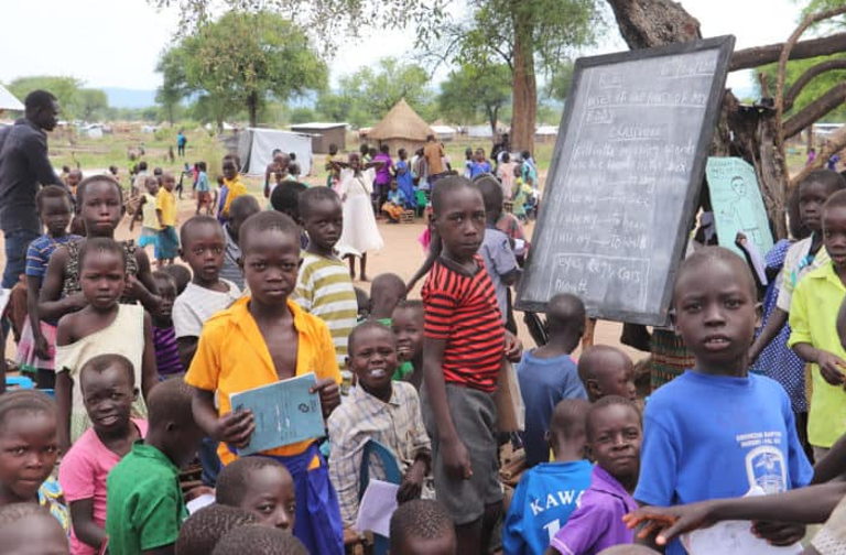 Refugee children in Uganda