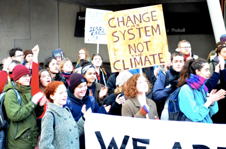 XR Scottish protest