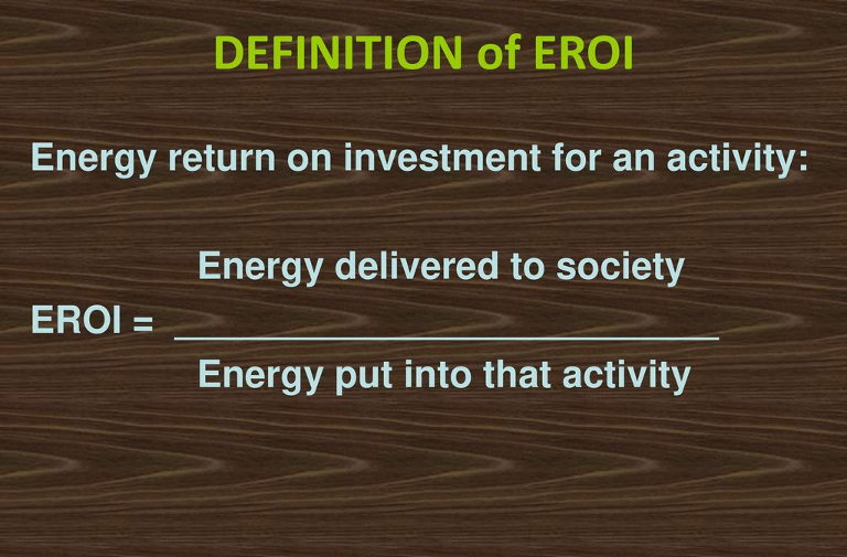 EROI definition