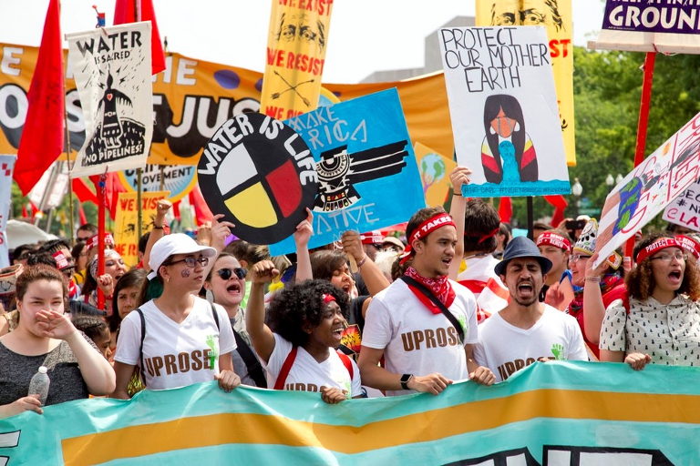 climate change protest