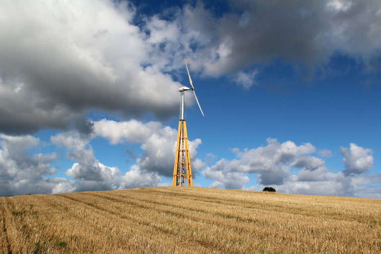 Wooden wind turbines