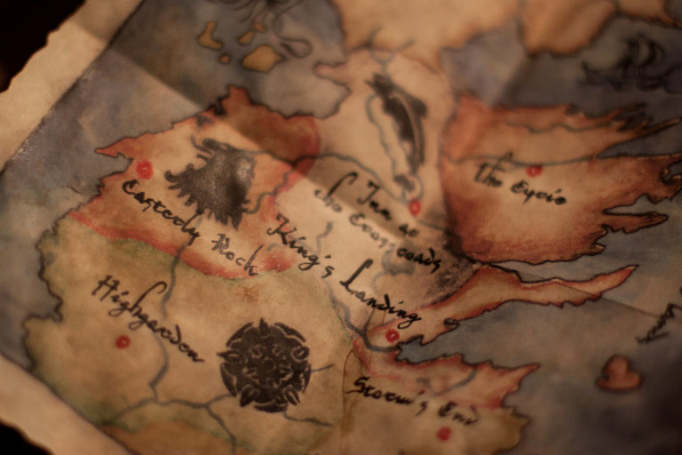 Game of Thrones map