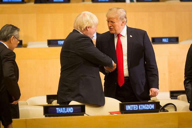 Boris Johnson and Donald Trump