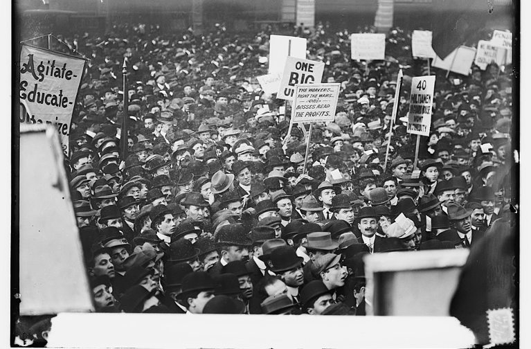 Socialists in Union Square in NYC