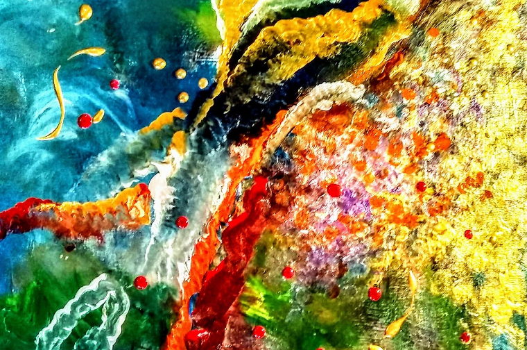 Marion Law painting