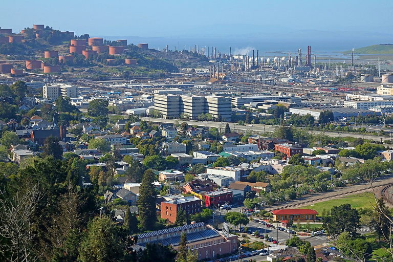 Chevron plant in Richmond