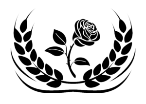 Bread and Roses party logo