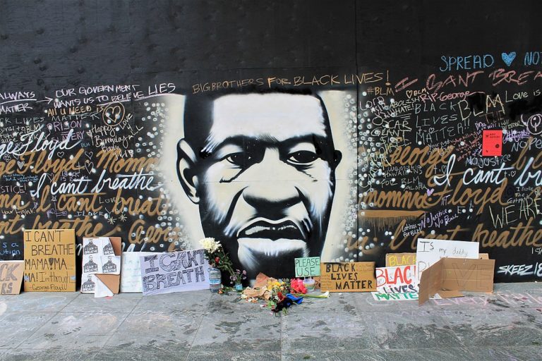 George Floyd mural