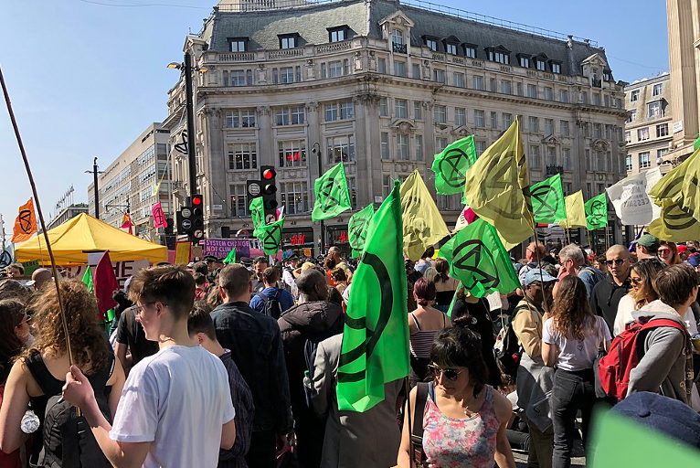 XR protest