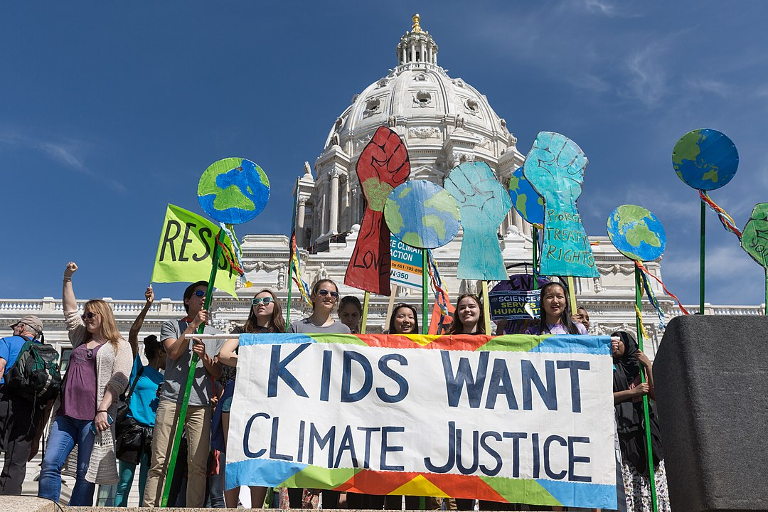 Kids want climate justice