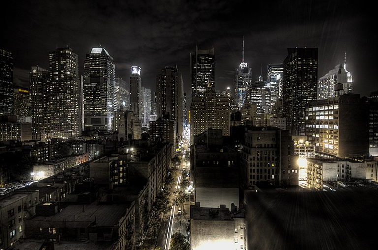 New York by night