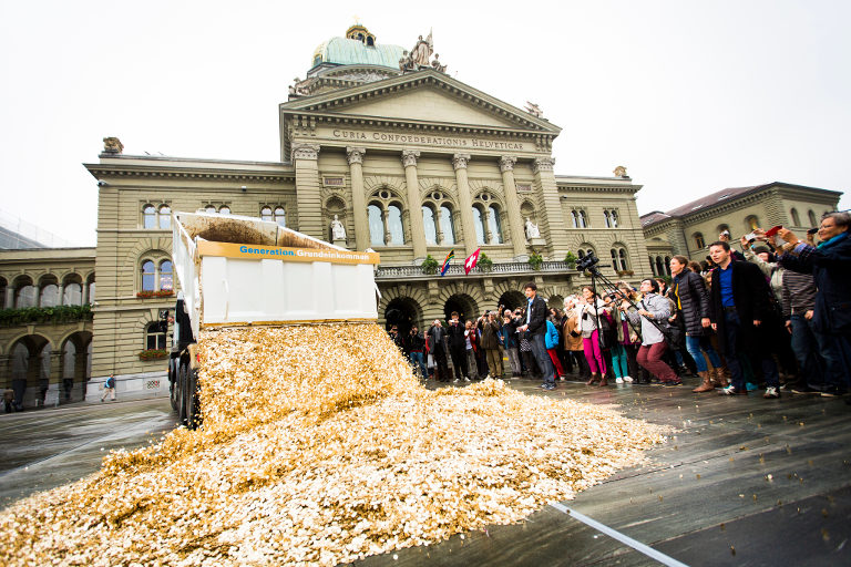 Basic income performance in Bern