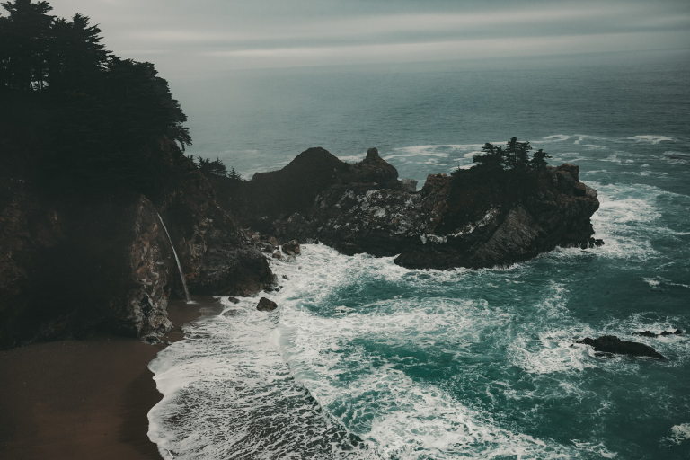 the sea