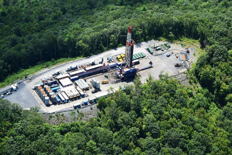 Fracing site