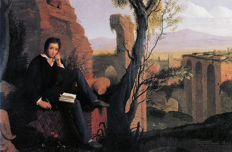 Shelley writing Prometheus Unbound