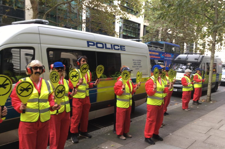 XR protest