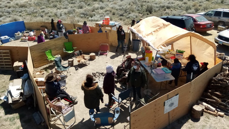 Thacker Pass camp