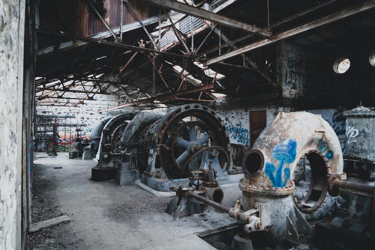 old hydroelectric station