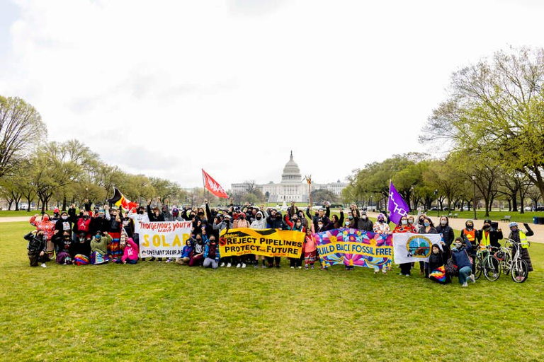 Indigenous youth rally