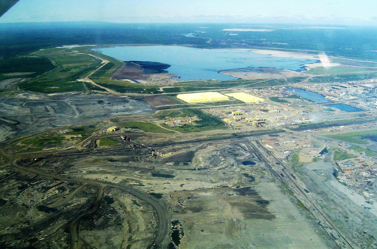 Tar sand site