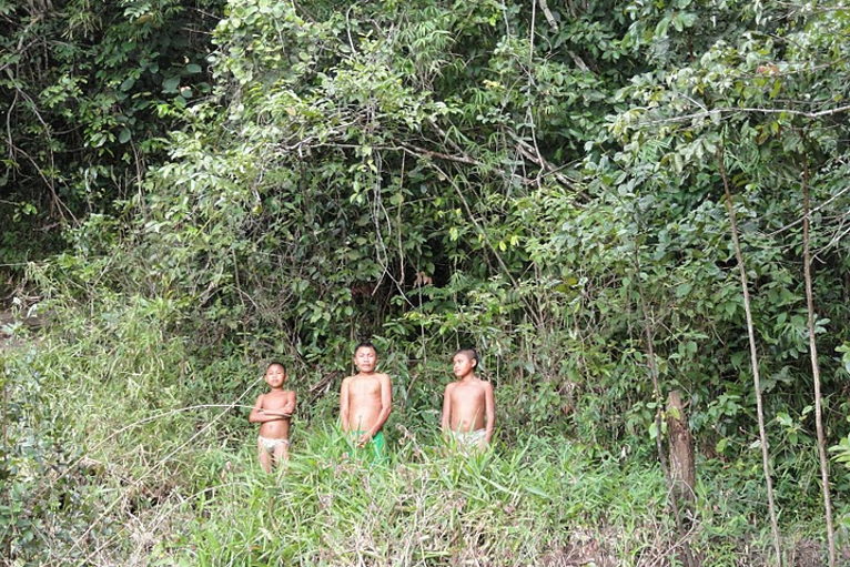 Three Pemon youths