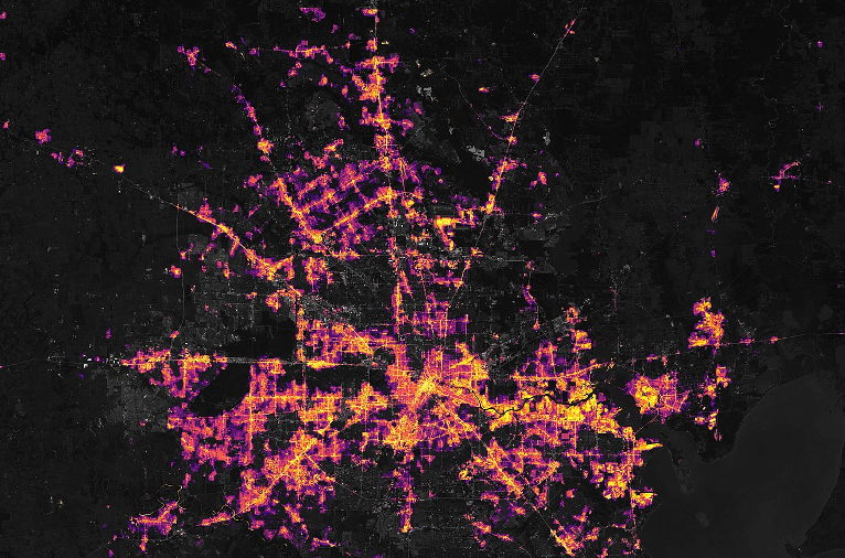 Houston durinb blackout