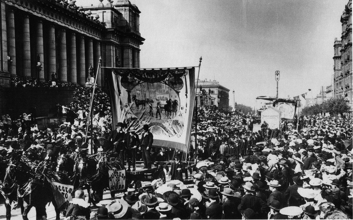 Eight hour a day march