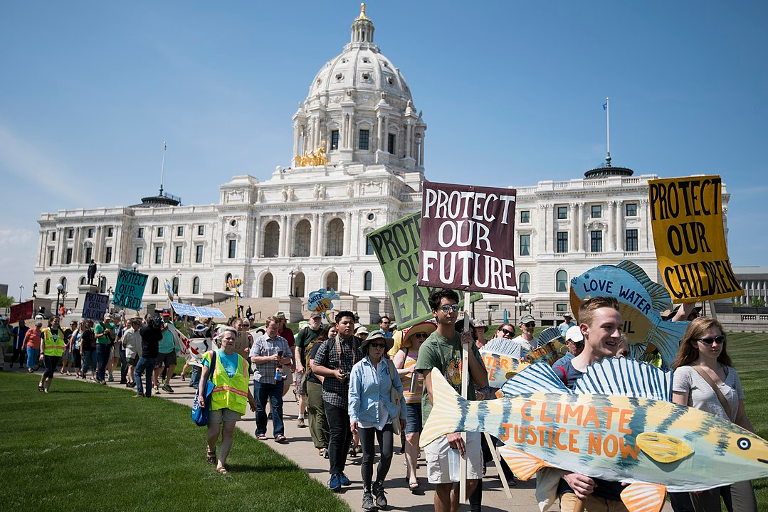 Line 3 pipeline protest