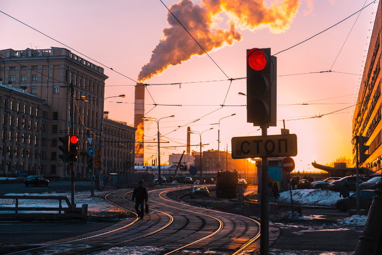 traffic in Moscow