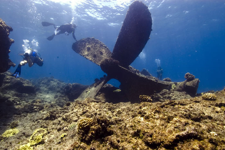 shipwreck propellor