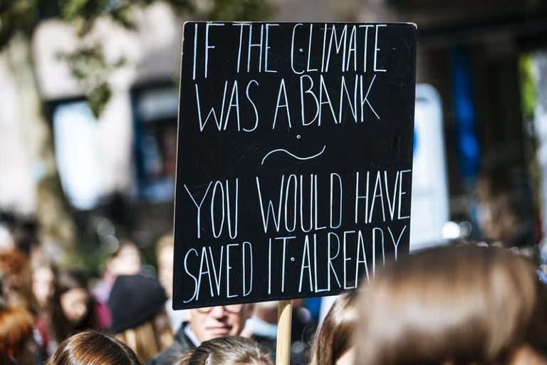 Climate protest at COP26