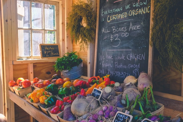 organic food box