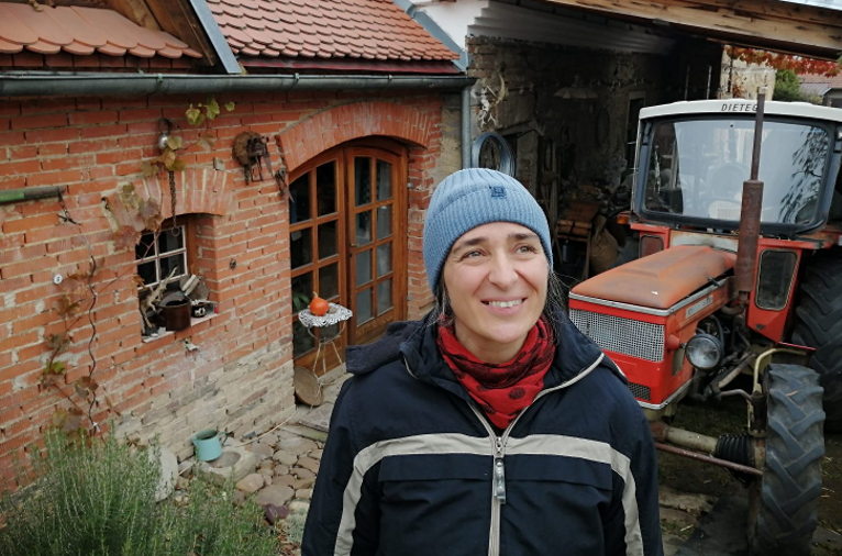 Shepherdess in Bohemia