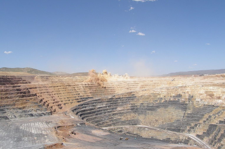 open pit mine