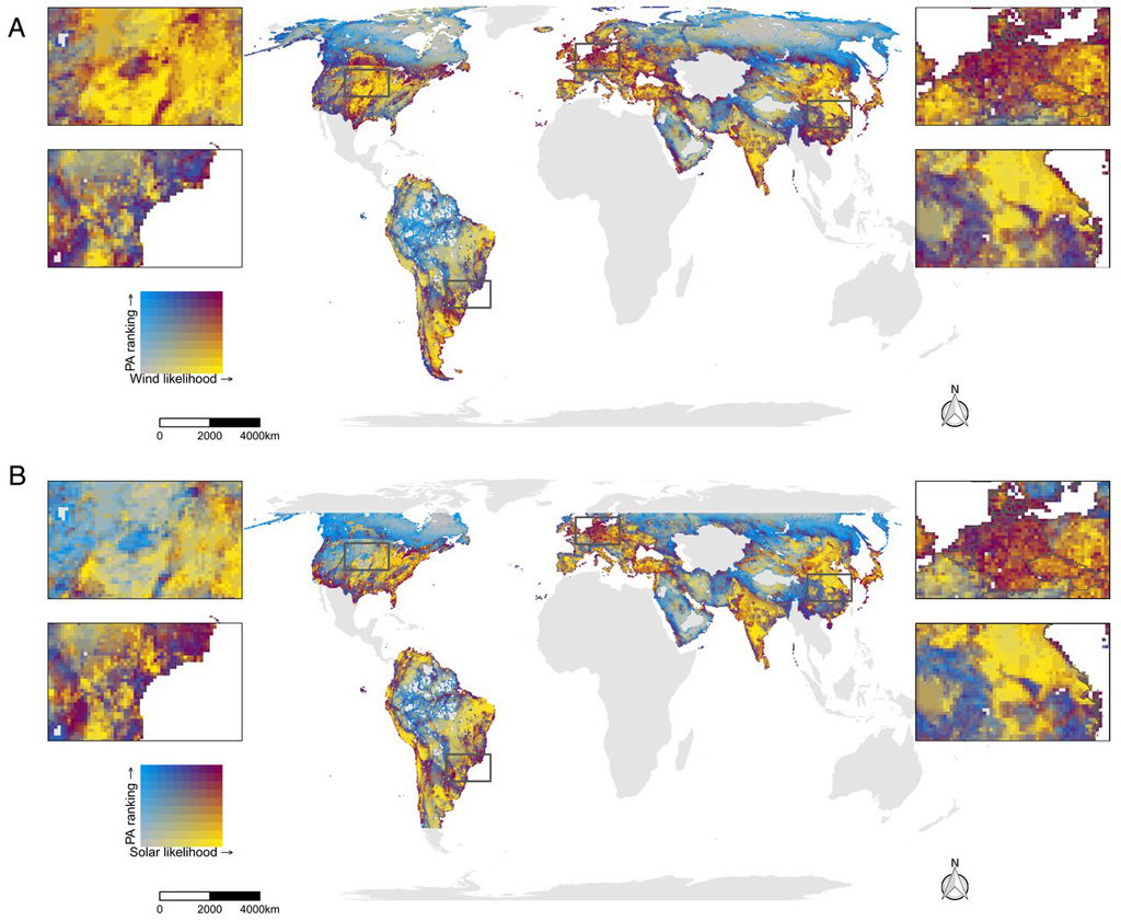 renewable energy map