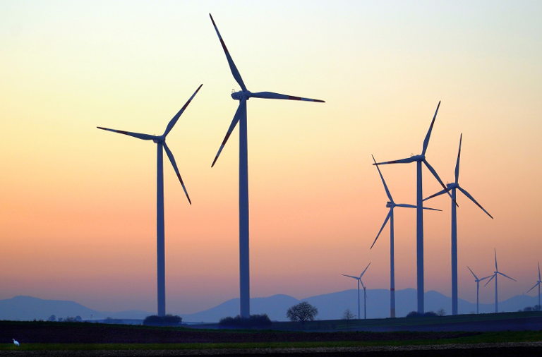 wind turbines