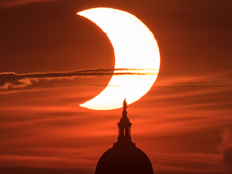 partial solar eclipse