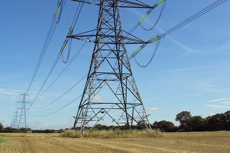 National Grid power lines