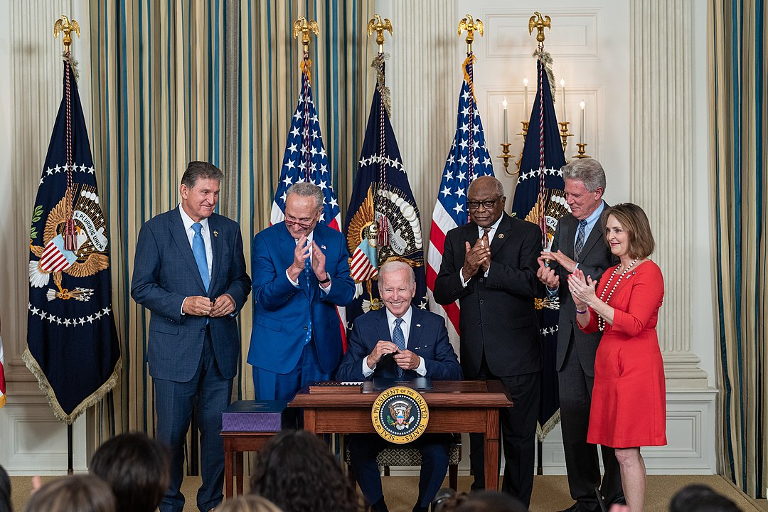 Inflation Reduction Act signing