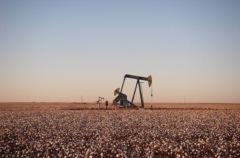 Pumpjack in Permian Basin